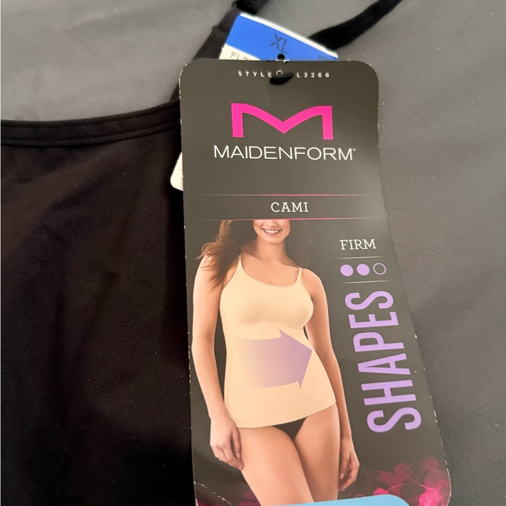 Maidenform Black Cami Shapewear NWT - Picture 2 of 6